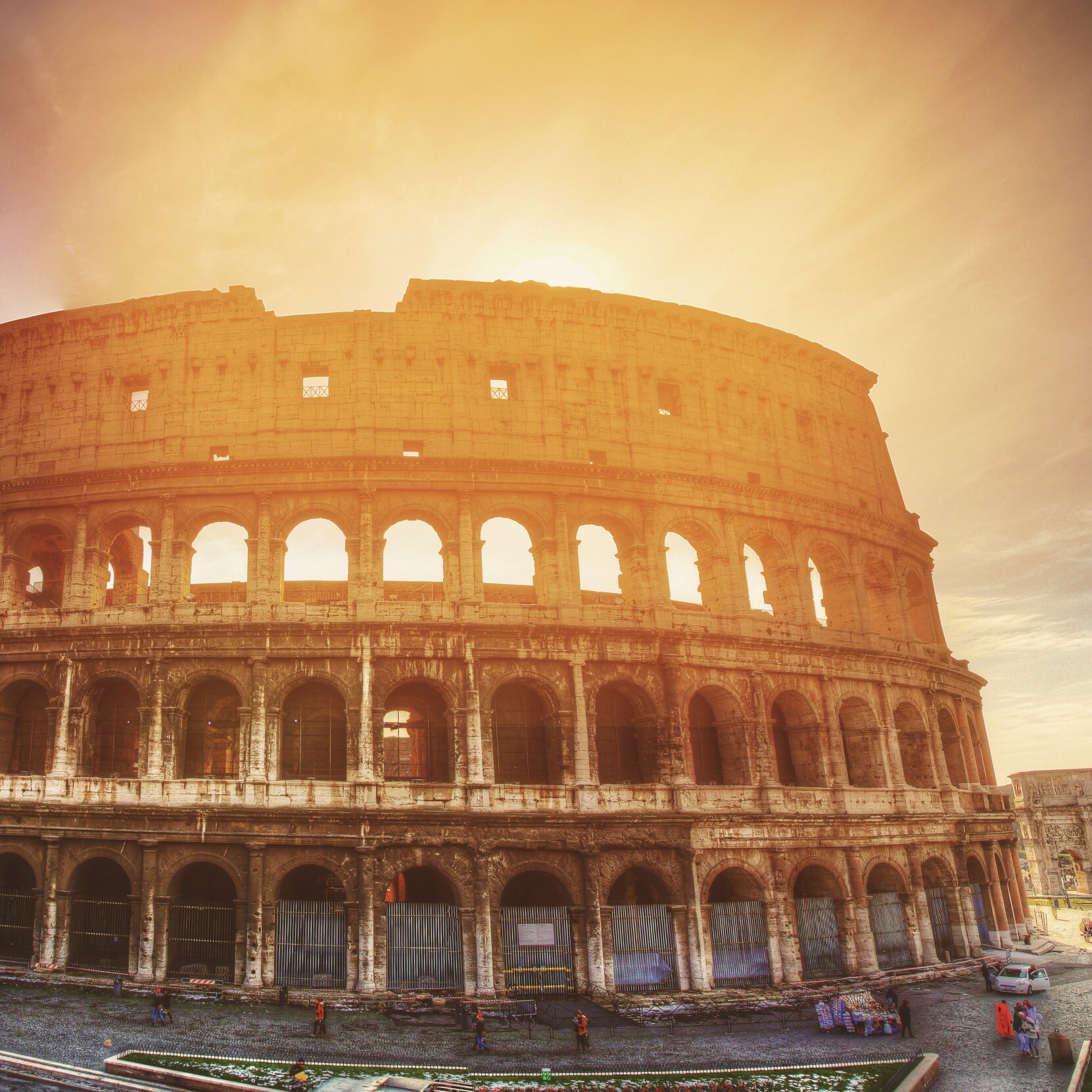 Colosseum in Rom, der Hauptstadt Italiens