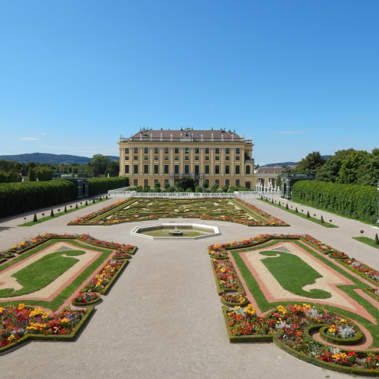 Schloss Schönbrunn in Wien, der Hauptstadt Österreichs