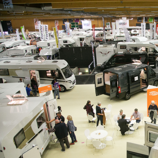 Caravan Salon Austria, Foto: Messe Wels/Cityfoto.