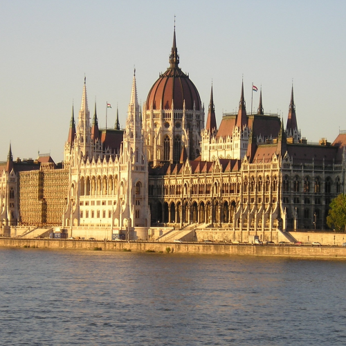 Parlamentsgebäude in Budapest, der Hauptstadt Ungarns