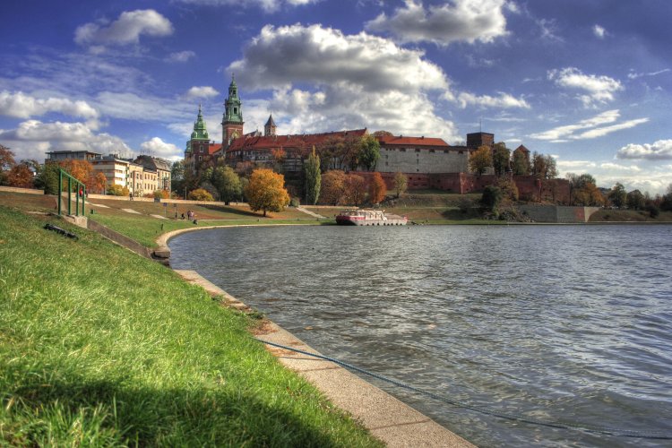 historische Bauten am Wawel, Krakau, Polen