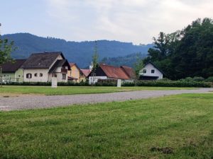Ein Blick über den gesamten Campingplatz in Schwanberg